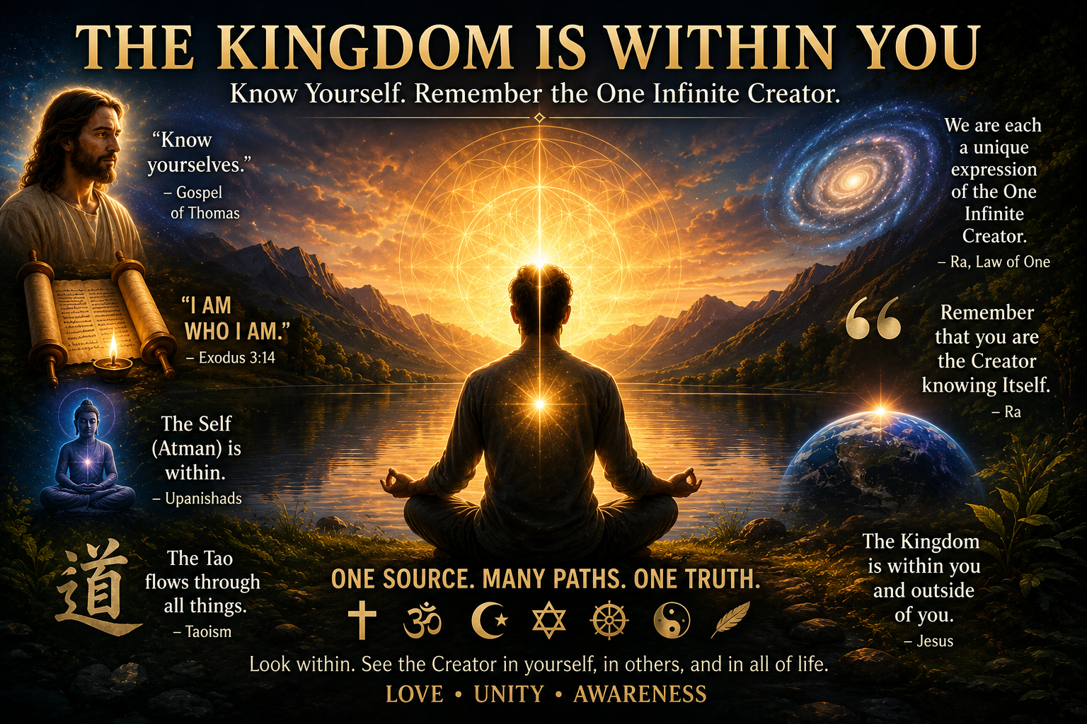 The Kingdom Is Within You: Awakening to the One Infinite Creator