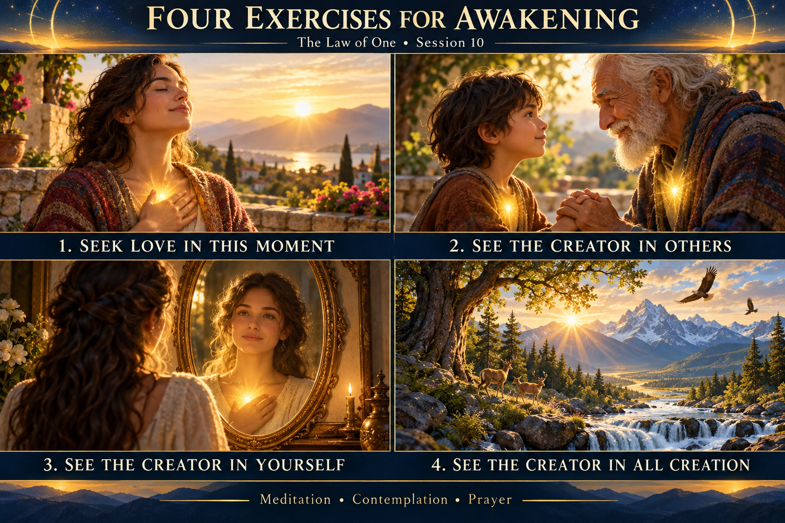 The Law of One, Session 10: Finding Love in the Present Moment